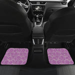 Cute Grape Pattern Print Front and Back Car Floor Mats