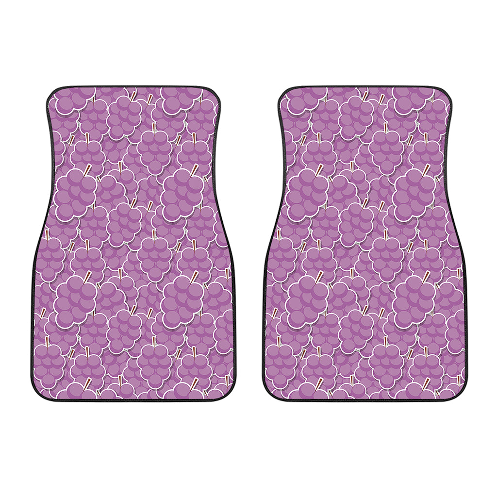 Cute Grape Pattern Print Front Car Floor Mats