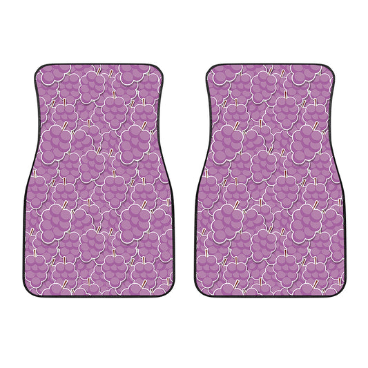 Cute Grape Pattern Print Front Car Floor Mats