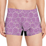 Cute Grape Pattern Print Men's Boxer Briefs