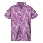 Cute Grape Pattern Print Men's Short Sleeve Shirt