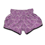 Cute Grape Pattern Print Muay Thai Boxing Shorts