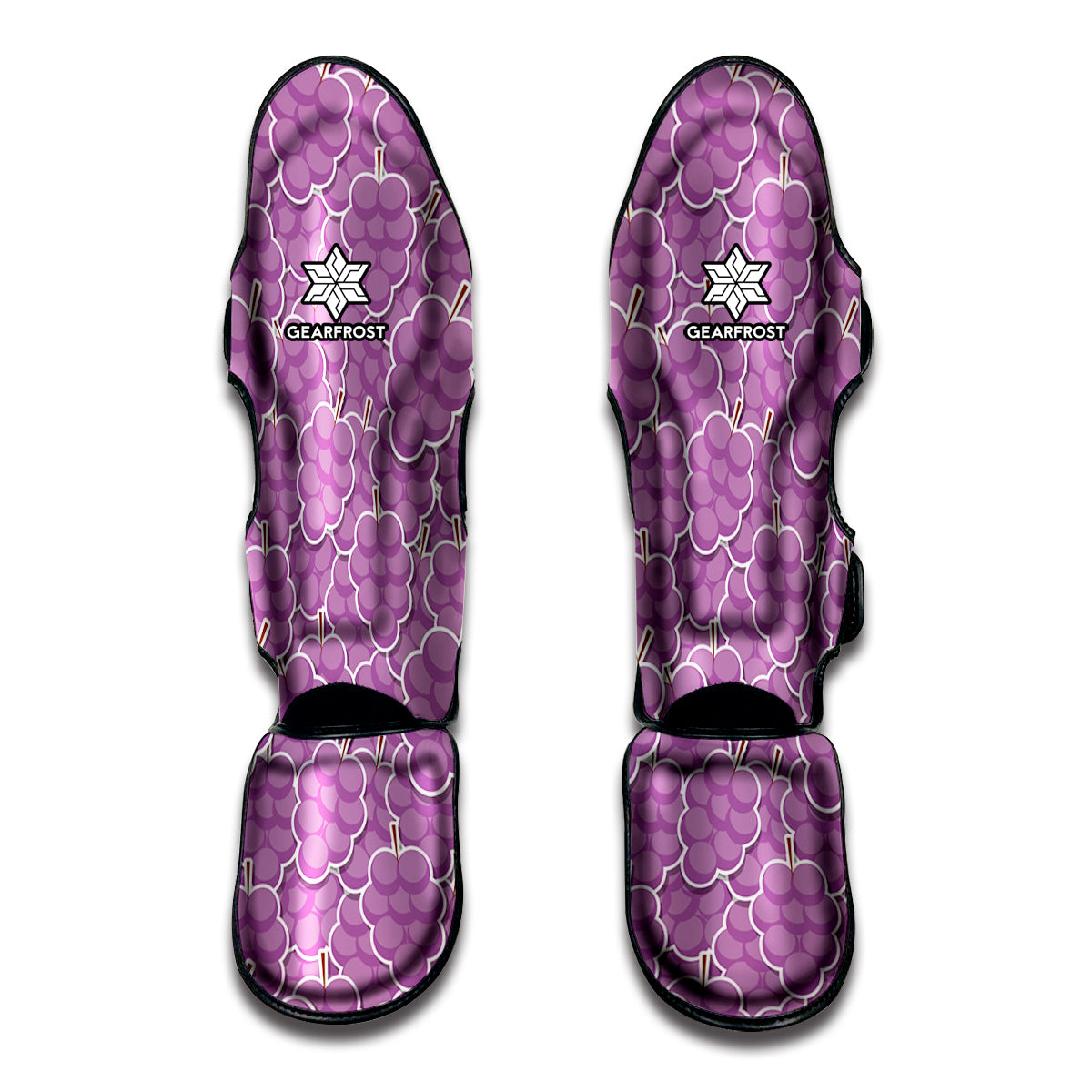 Cute Grape Pattern Print Muay Thai Shin Guard
