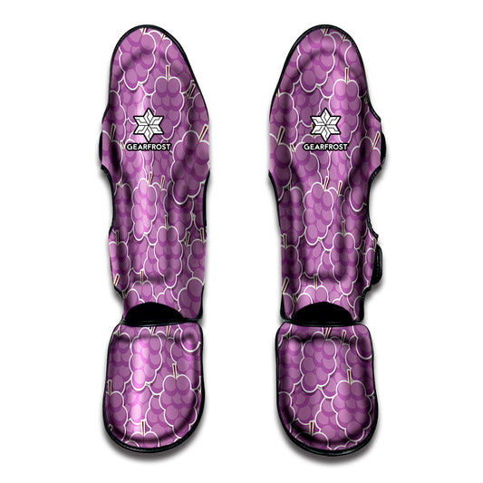 Cute Grape Pattern Print Muay Thai Shin Guard