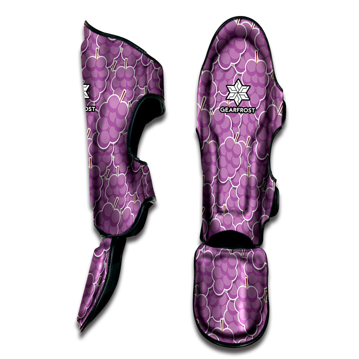 Cute Grape Pattern Print Muay Thai Shin Guard