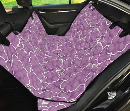 Cute Grape Pattern Print Pet Car Back Seat Cover