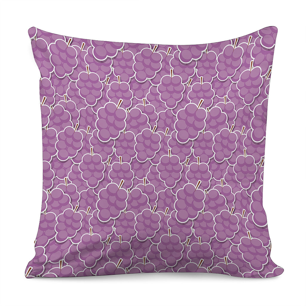 Cute Grape Pattern Print Pillow Cover