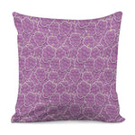 Cute Grape Pattern Print Pillow Cover