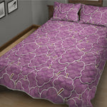 Cute Grape Pattern Print Quilt Bed Set