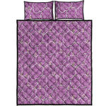 Cute Grape Pattern Print Quilt Bed Set