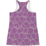 Cute Grape Pattern Print Women's Racerback Tank Top