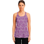 Cute Grape Pattern Print Women's Racerback Tank Top