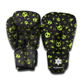 Cute Green Alien Pattern Print Boxing Gloves