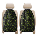 Cute Green Alien Pattern Print Car Seat Organizers