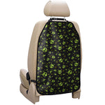 Cute Green Alien Pattern Print Car Seat Organizers