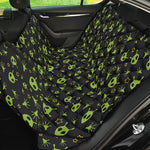 Cute Green Alien Pattern Print Pet Car Back Seat Cover