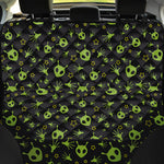 Cute Green Alien Pattern Print Pet Car Back Seat Cover