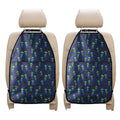 Cute Green Alien UFO Print Car Seat Organizers