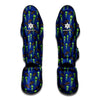 Cute Green Alien UFO Print Muay Thai Shin Guard