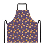 Cute Halloween Candy Pattern Print Apron