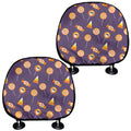 Cute Halloween Candy Pattern Print Car Headrest Covers