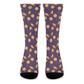 Cute Halloween Candy Pattern Print Crew Socks