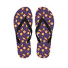 Cute Halloween Candy Pattern Print Flip Flops