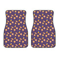 Cute Halloween Candy Pattern Print Front Car Floor Mats