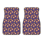 Cute Halloween Candy Pattern Print Front Car Floor Mats