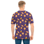 Cute Halloween Candy Pattern Print Men's T-Shirt