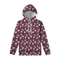 Cute Halloween Candy Pattern Print Pullover Hoodie