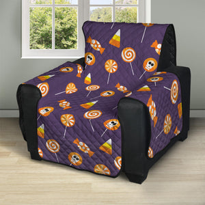 Cute Halloween Candy Pattern Print Recliner Protector