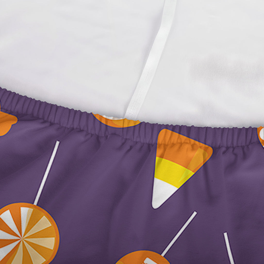 Cute Halloween Candy Pattern Print Sofa Cover