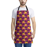 Cute Halloween Pumpkin Witch Print Apron