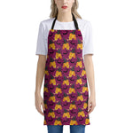 Cute Halloween Pumpkin Witch Print Apron