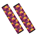 Cute Halloween Pumpkin Witch Print Car Seat Belt Covers