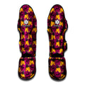 Cute Halloween Pumpkin Witch Print Muay Thai Shin Guards