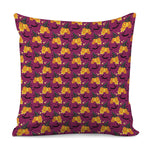 Cute Halloween Pumpkin Witch Print Pillow Cover