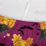 Cute Halloween Pumpkin Witch Print Sofa Cover