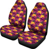 Cute Halloween Pumpkin Witch Print Universal Fit Car Seat Covers