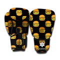 Cute Hamburger Pattern Print Boxing Gloves