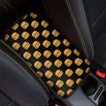 Cute Hamburger Pattern Print Car Center Console Cover