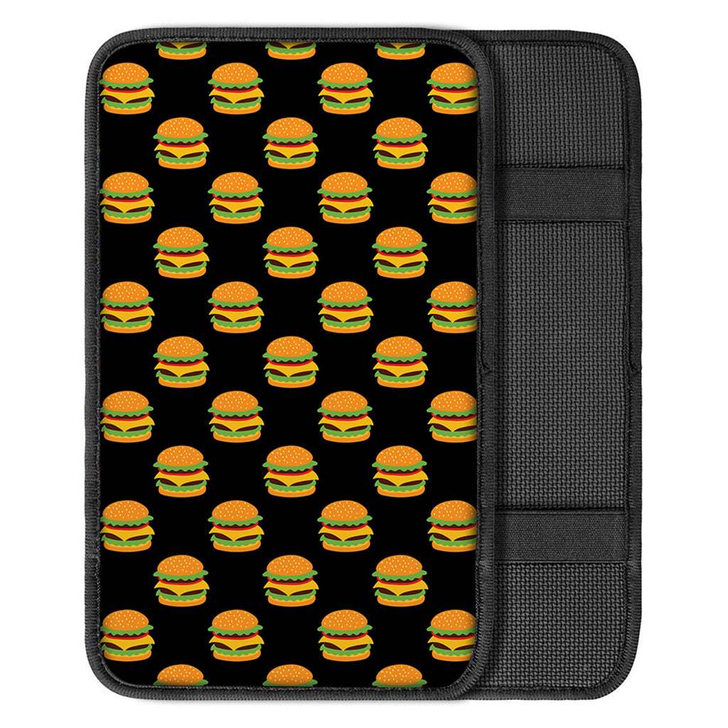 Cute Hamburger Pattern Print Car Center Console Cover