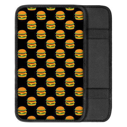 Cute Hamburger Pattern Print Car Center Console Cover