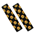 Cute Hamburger Pattern Print Car Seat Belt Covers