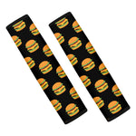 Cute Hamburger Pattern Print Car Seat Belt Covers