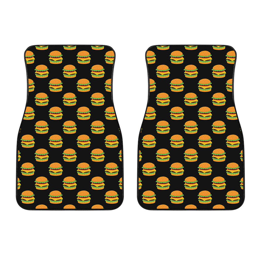 Cute Hamburger Pattern Print Front Car Floor Mats