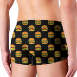 Cute Hamburger Pattern Print Men's Boxer Briefs