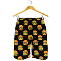 Cute Hamburger Pattern Print Men's Shorts