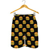 Cute Hamburger Pattern Print Men's Shorts